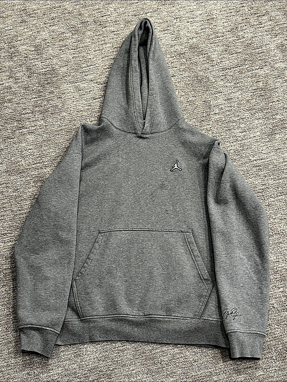 Jordan Men's Gray Pullover Hoodie